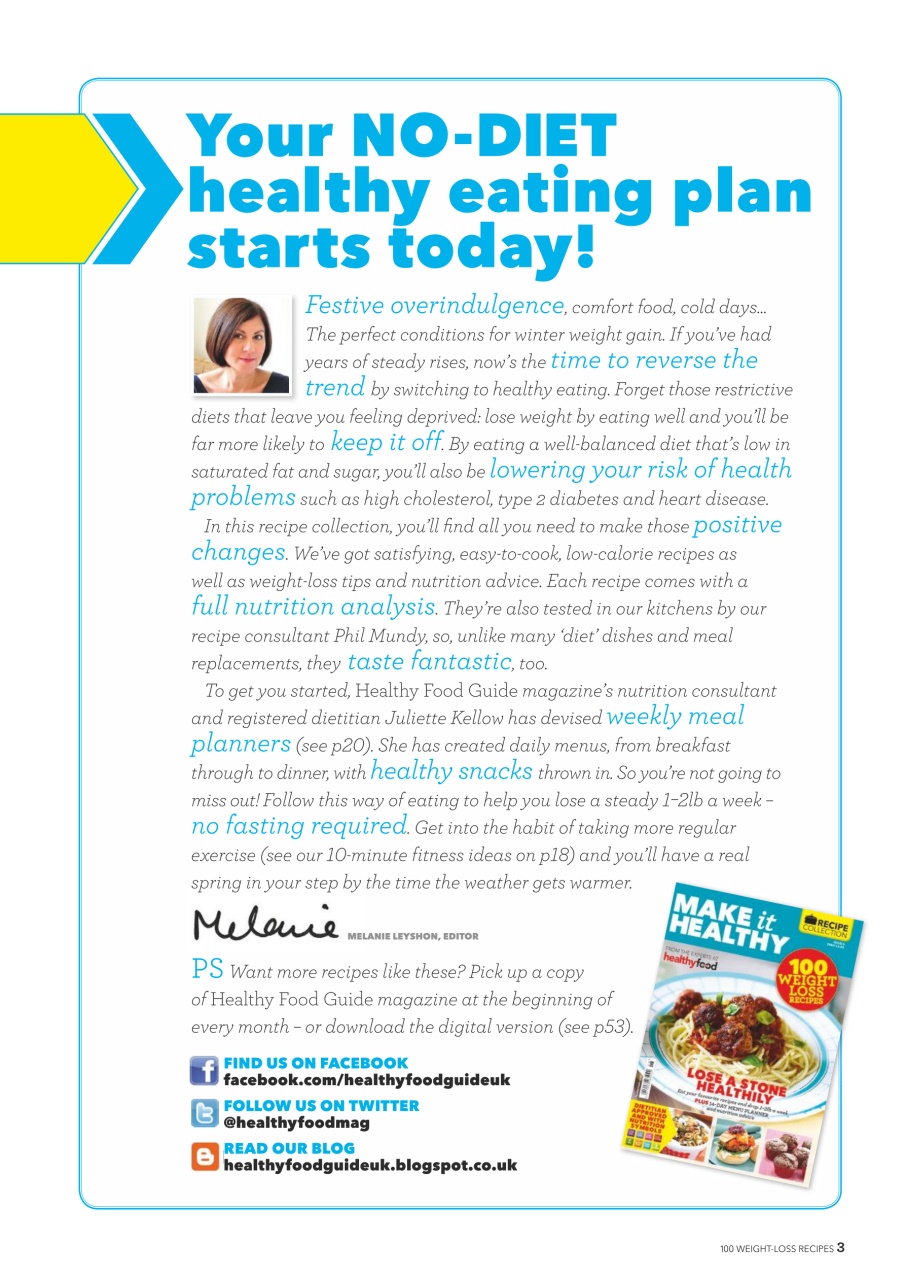 Healthy Food Guide Preview Pages