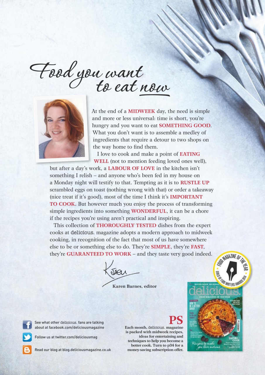 delicious. Magazine Preview Pages