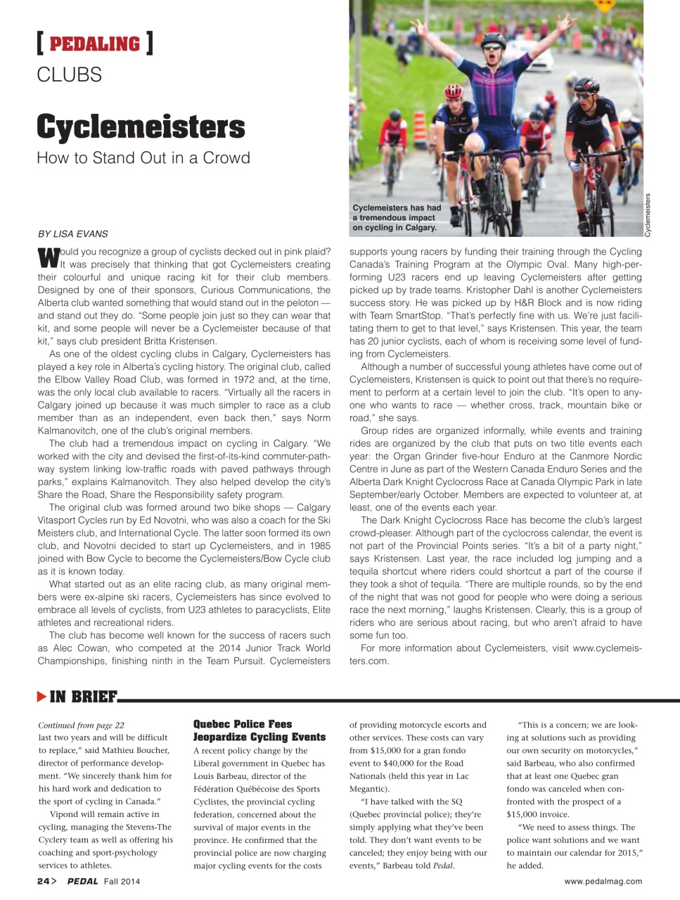 Pedal Magazine Preview Pages