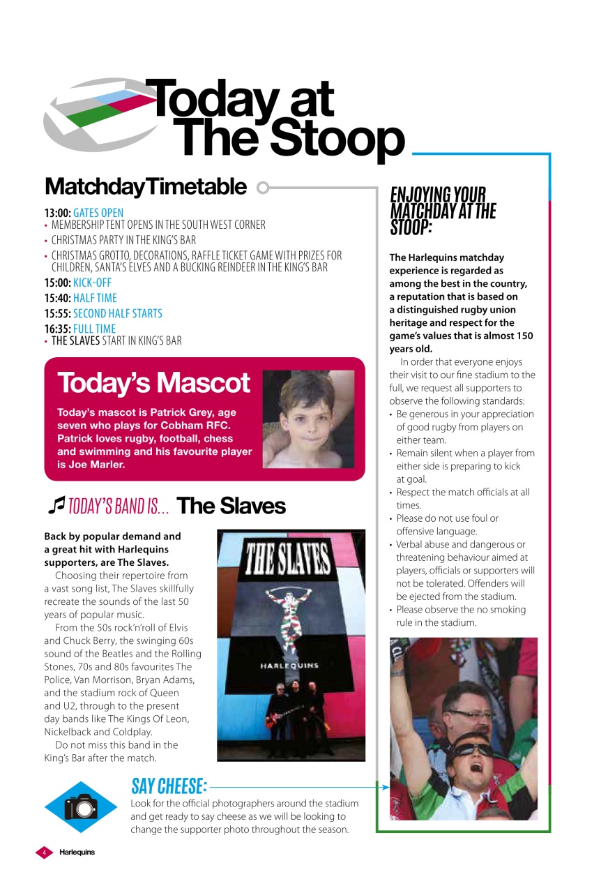 Harlequins Preview Pages