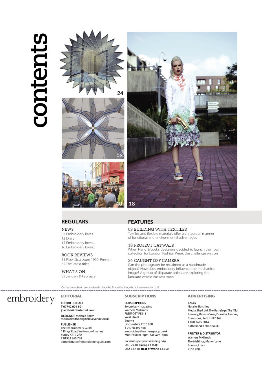 Embroidery Magazine Preview Pages
