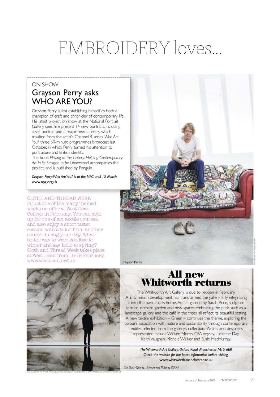 Embroidery Magazine Preview Pages