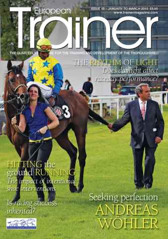 European Trainer Magazine - horse racing issue January-March 2015 – Issue 48
