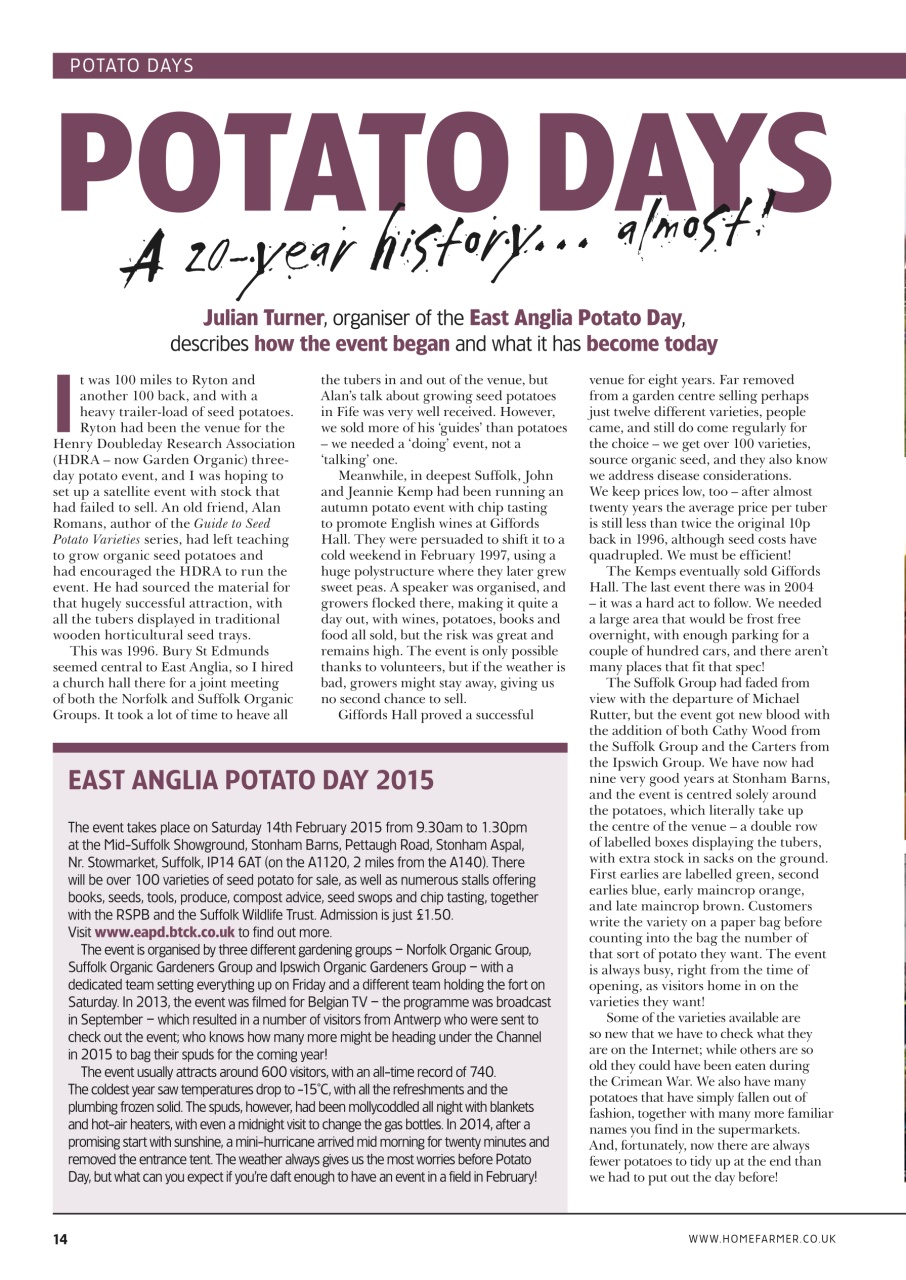 Home Farmer Magazine Preview Pages