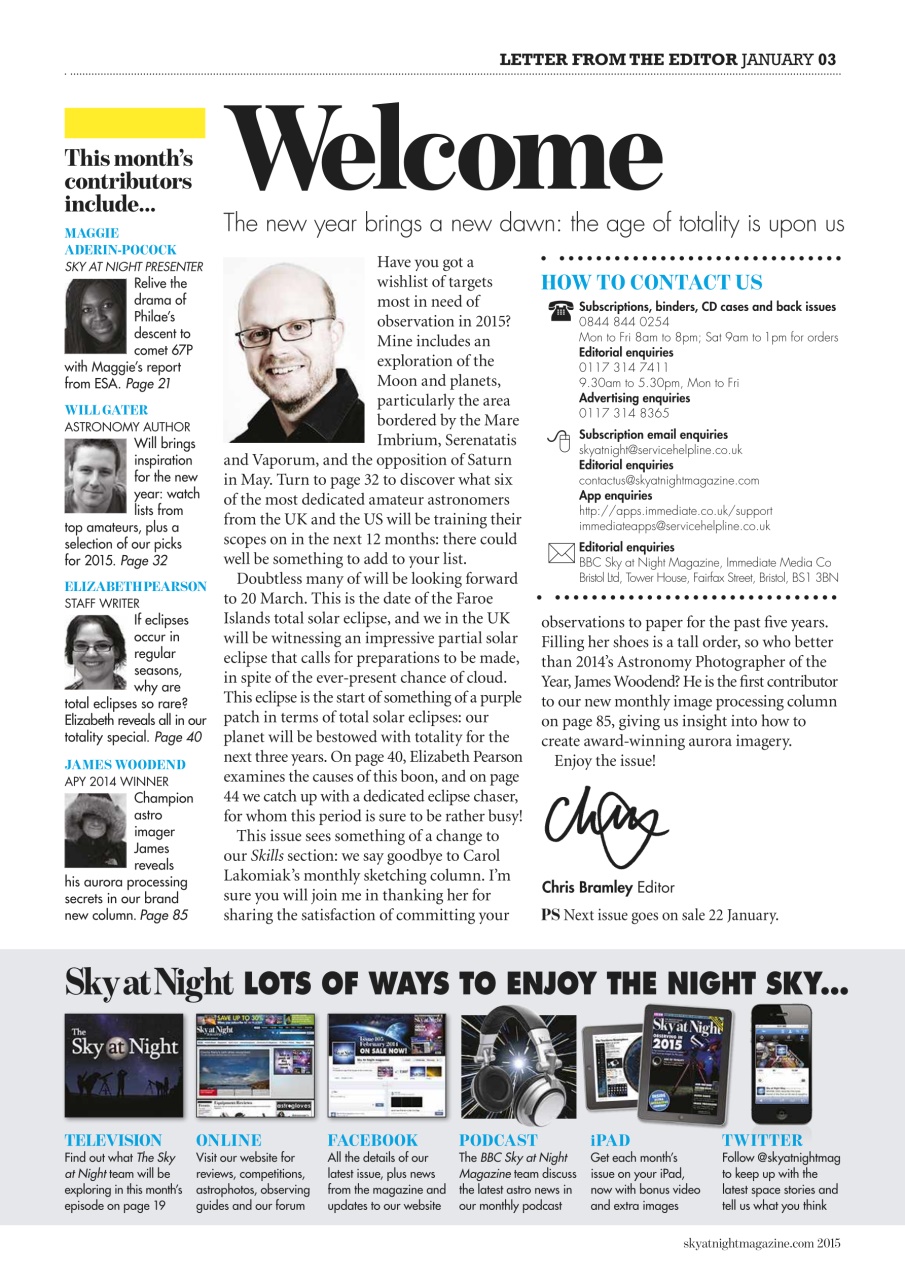 BBC Sky at Night Magazine Preview Pages
