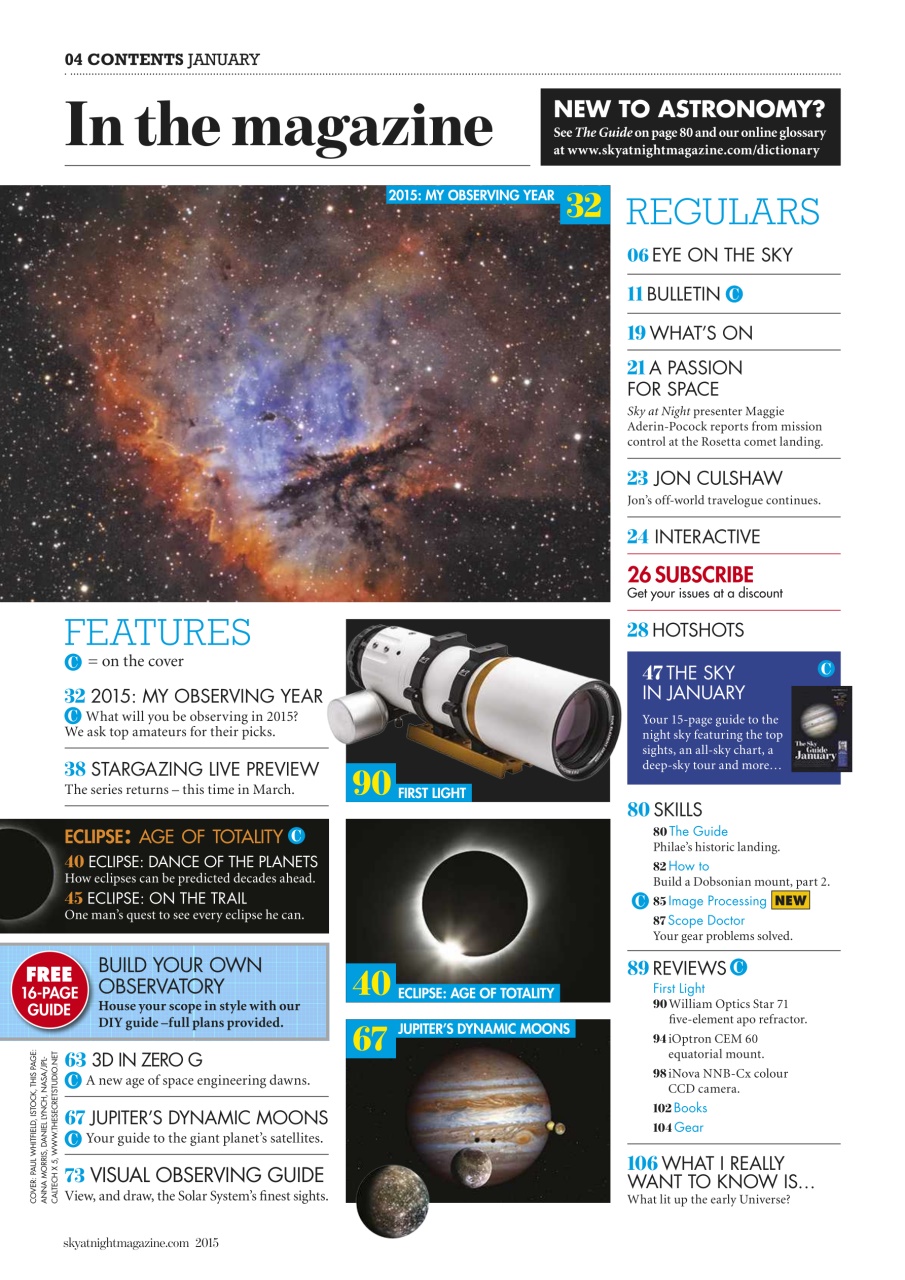 BBC Sky at Night Magazine Preview Pages