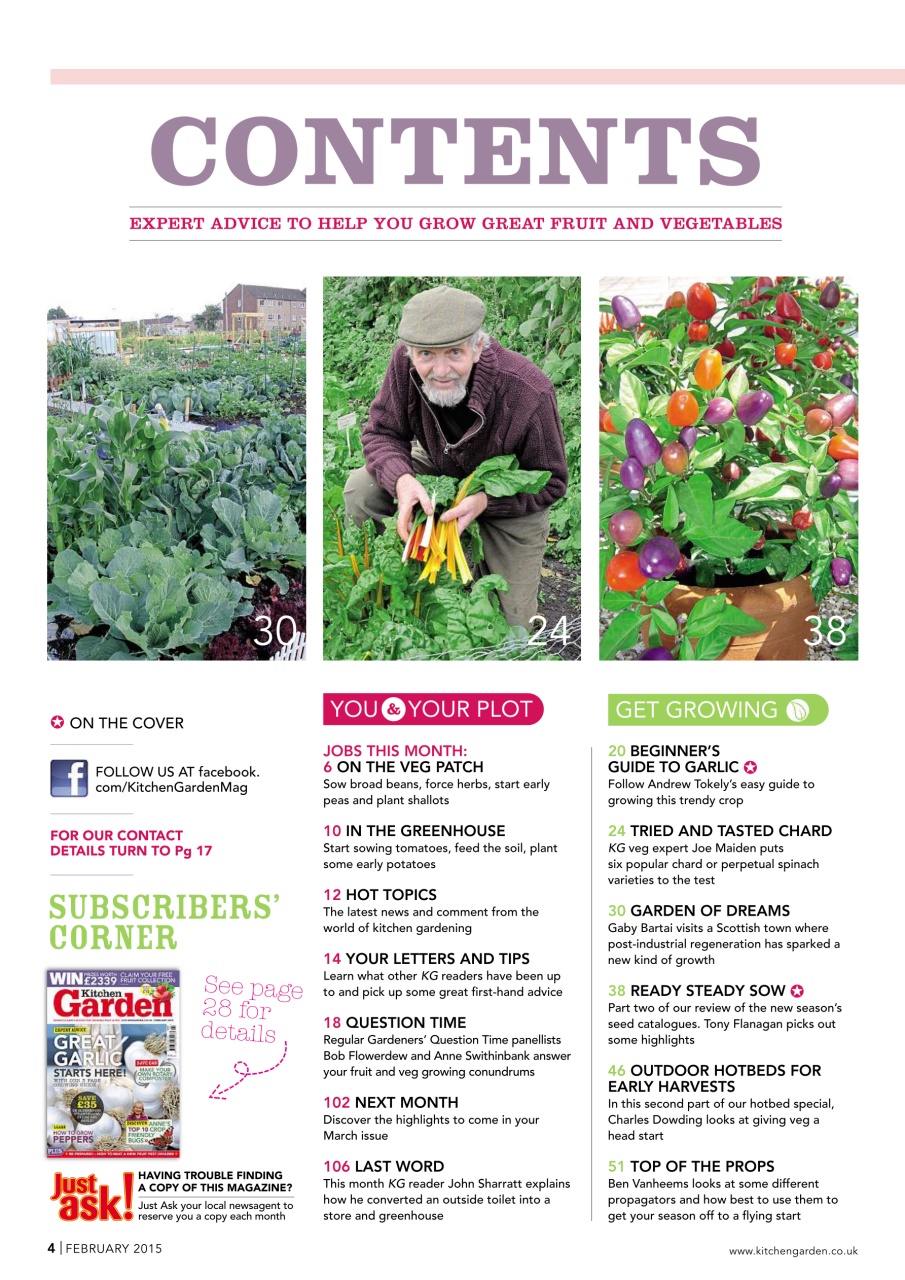 Kitchen Garden Magazine Preview Pages