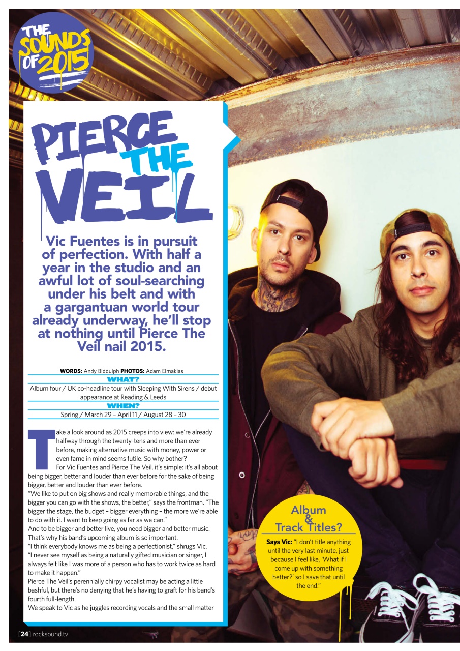 Rock Sound Magazine Preview Pages