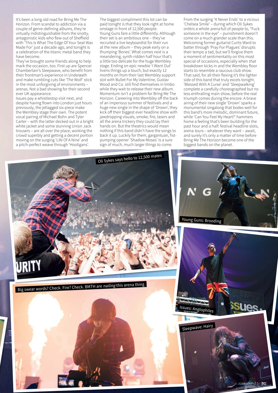 Rock Sound Magazine Preview Pages