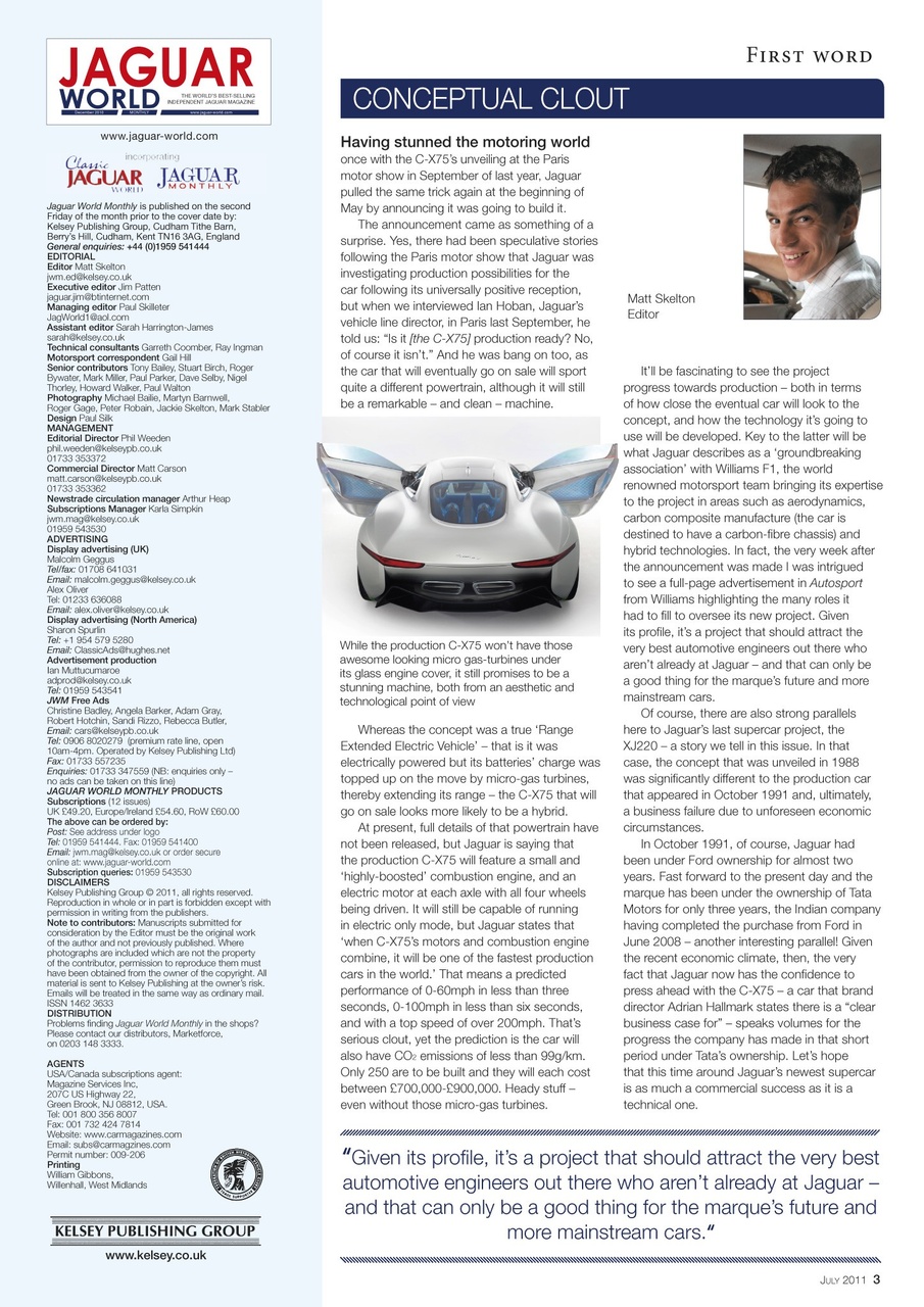 Jaguar World Preview Pages