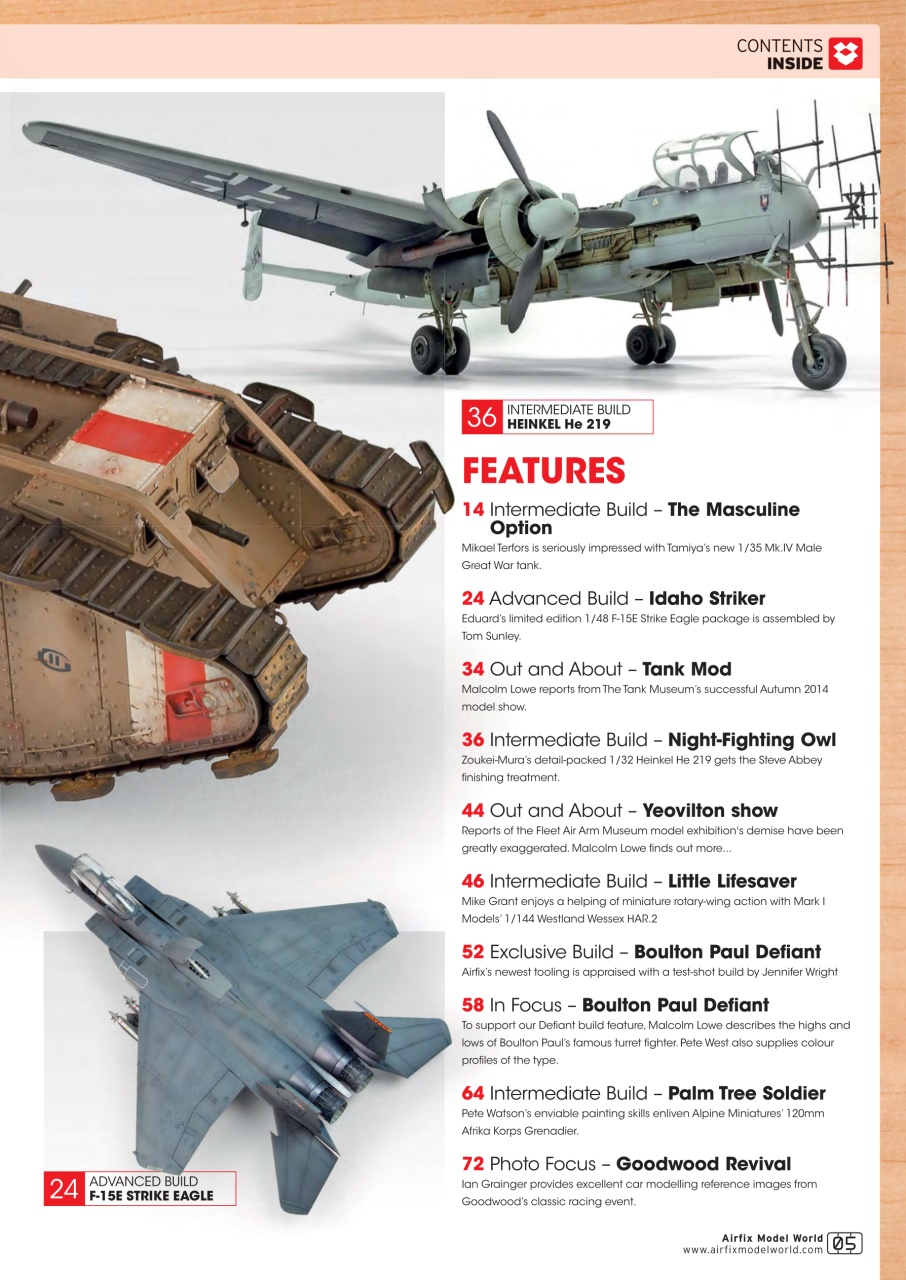 Airfix Model World Preview Pages