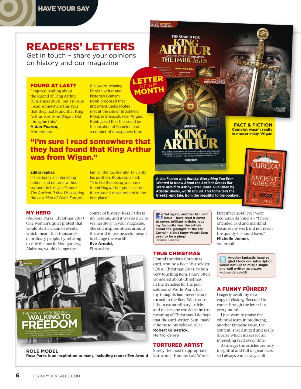 BBC History Revealed Magazine Preview Pages
