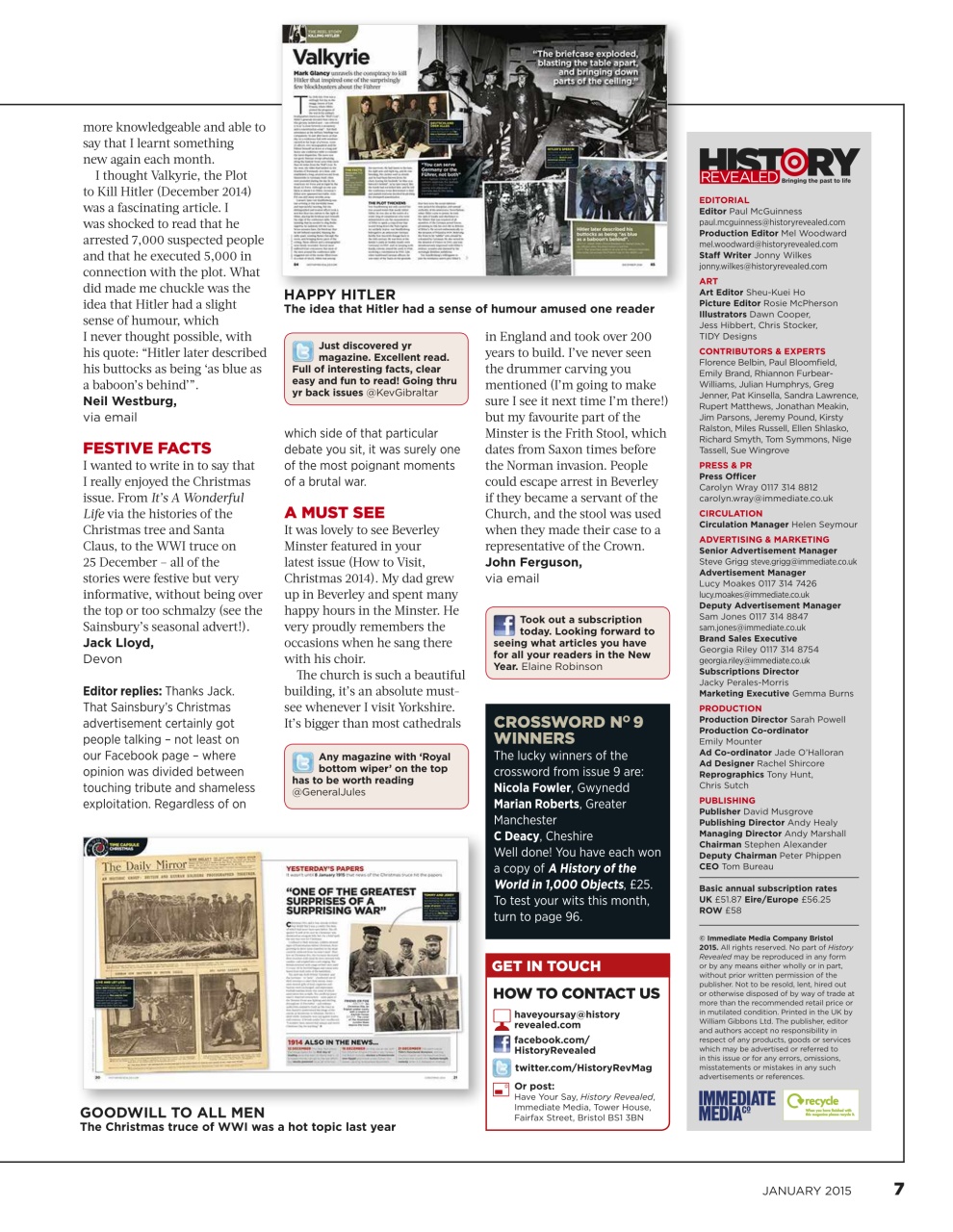 BBC History Revealed Magazine Preview Pages