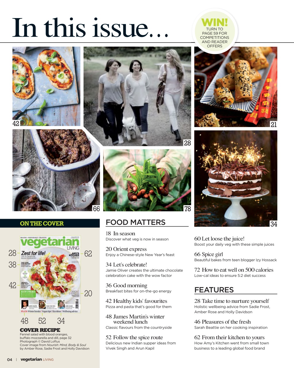 Vegetarian Living Preview Pages