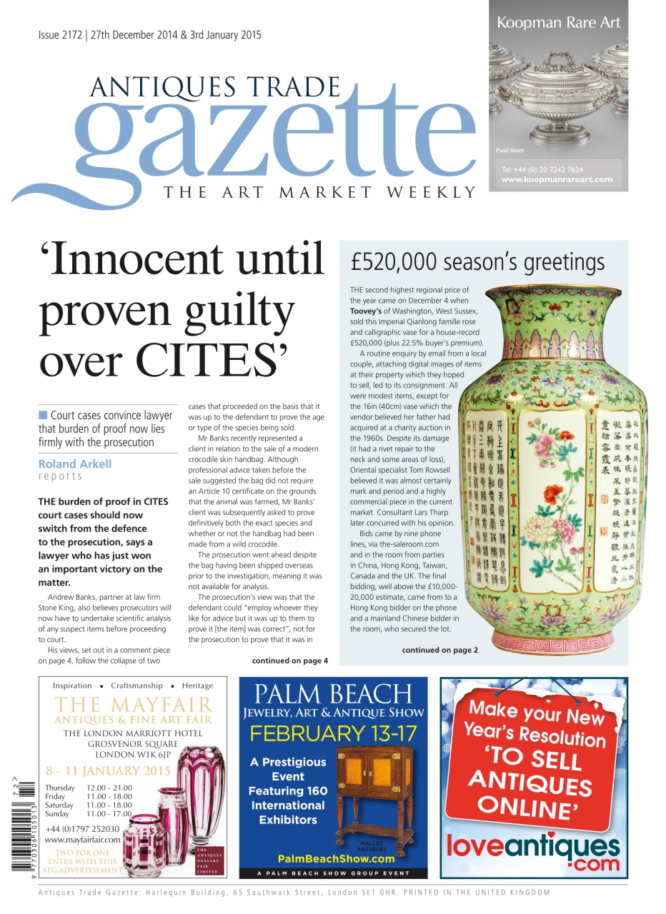 Antiques Trade Gazette Preview Pages