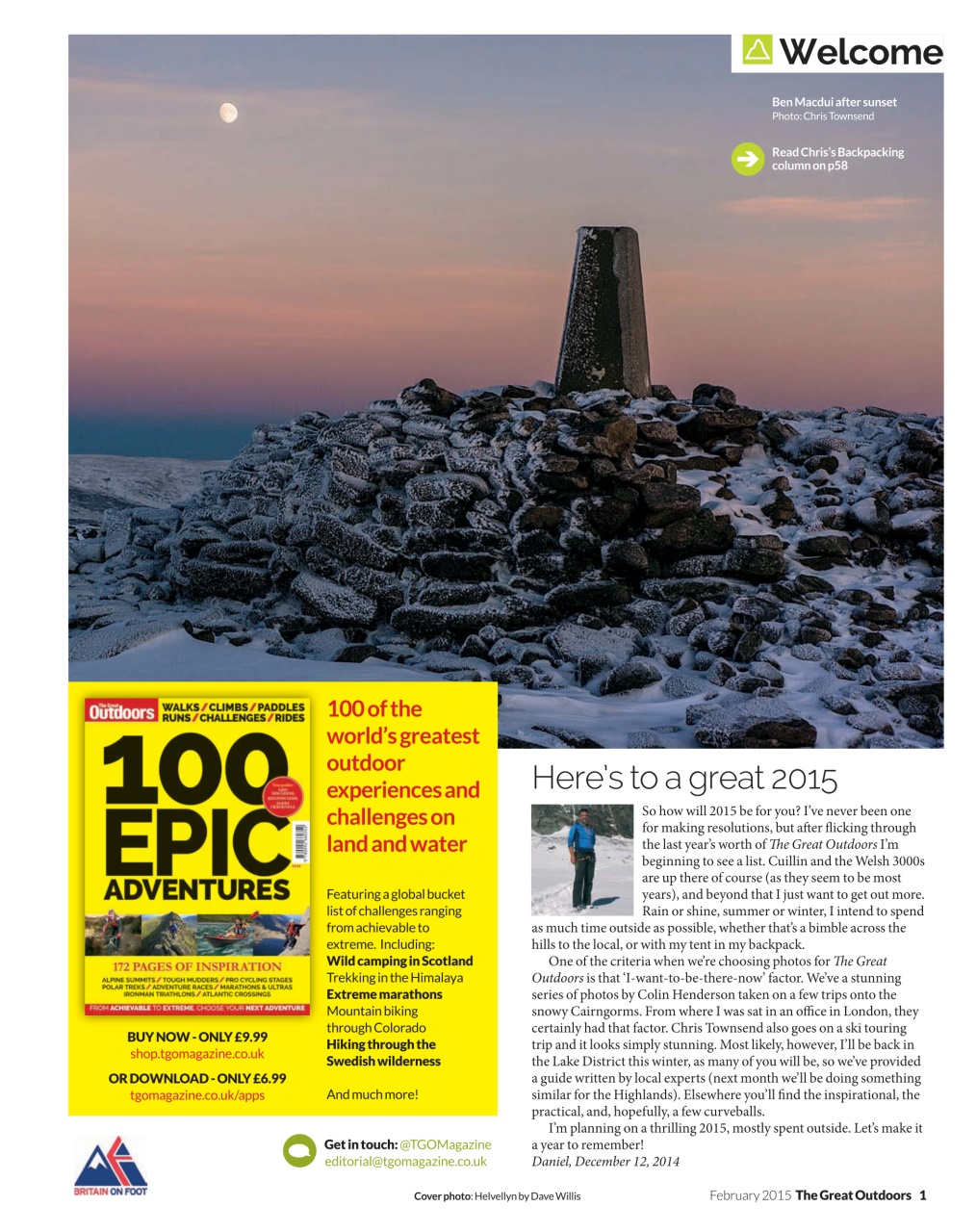 TGO - The Great Outdoors Magazine Preview Pages