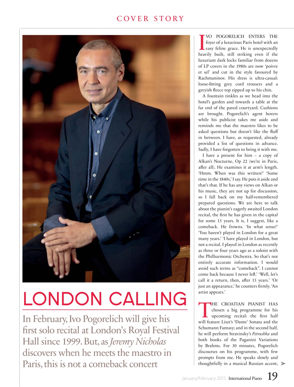 International Piano Preview Pages