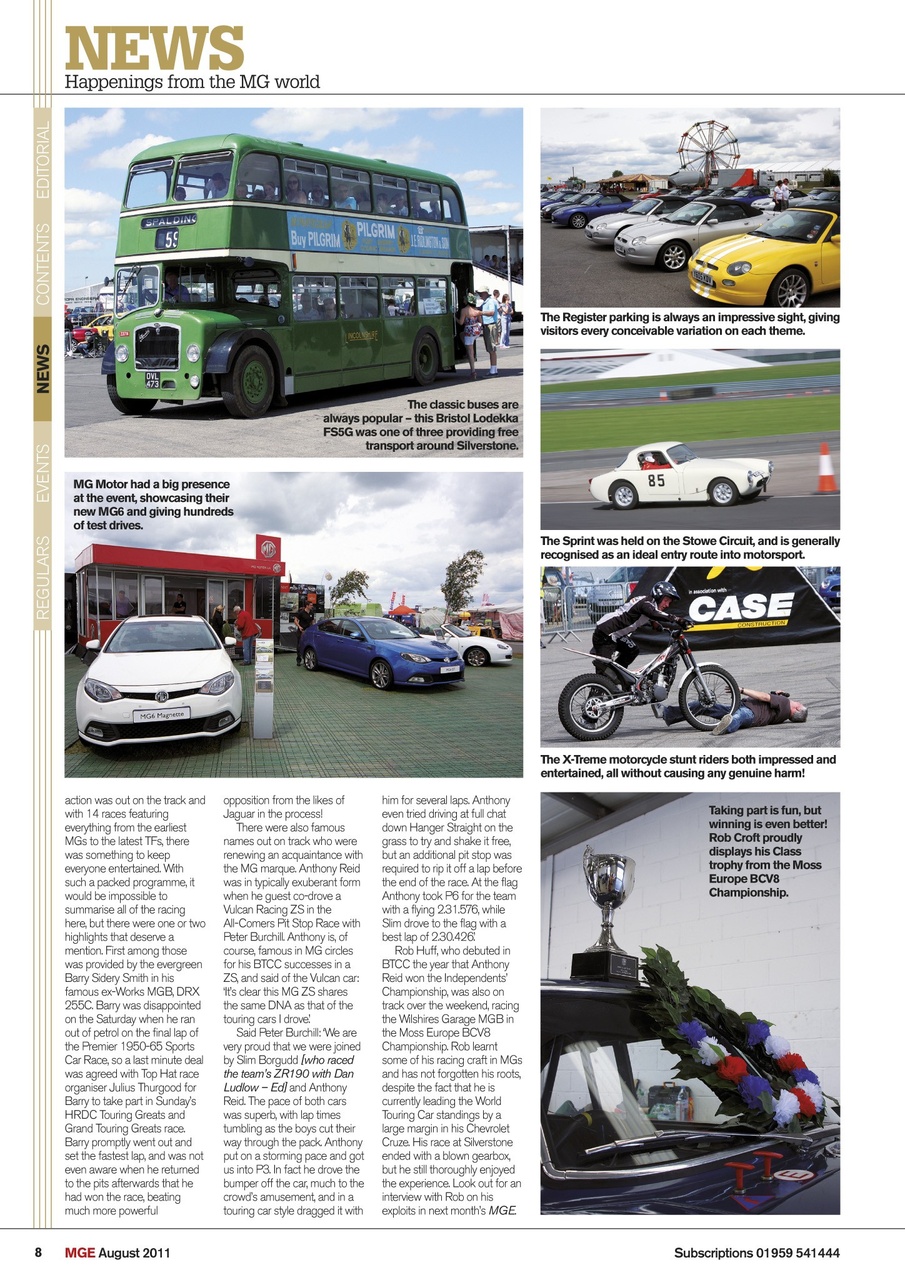 MG Enthusiast Preview Pages