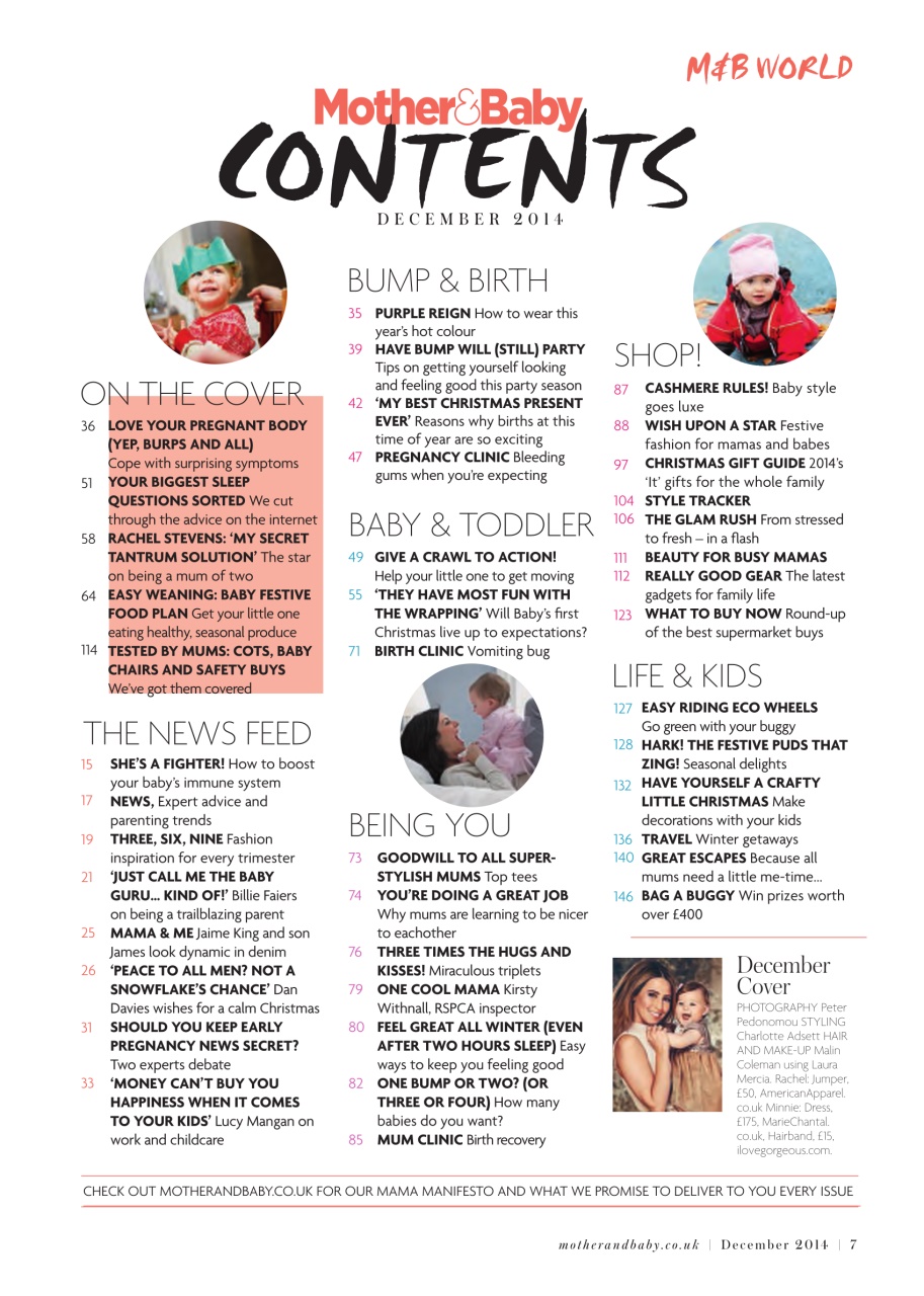 Mother & Baby Preview Pages