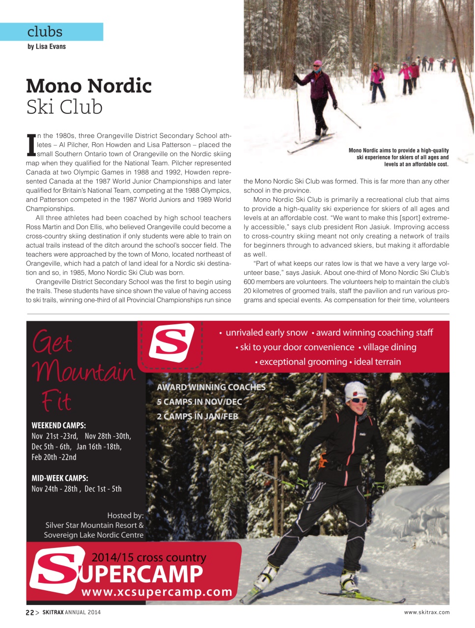 SkiTrax Preview Pages