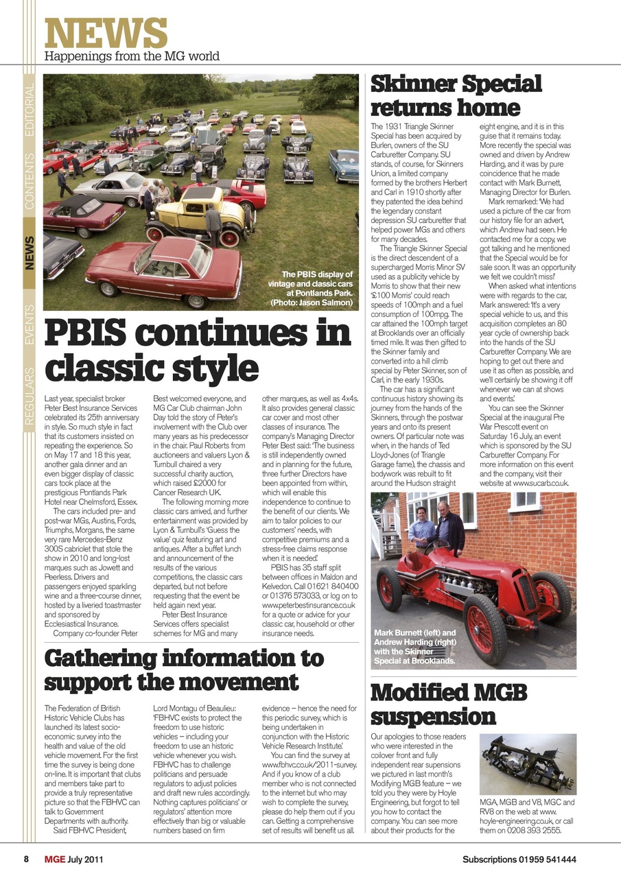 MG Enthusiast Preview Pages