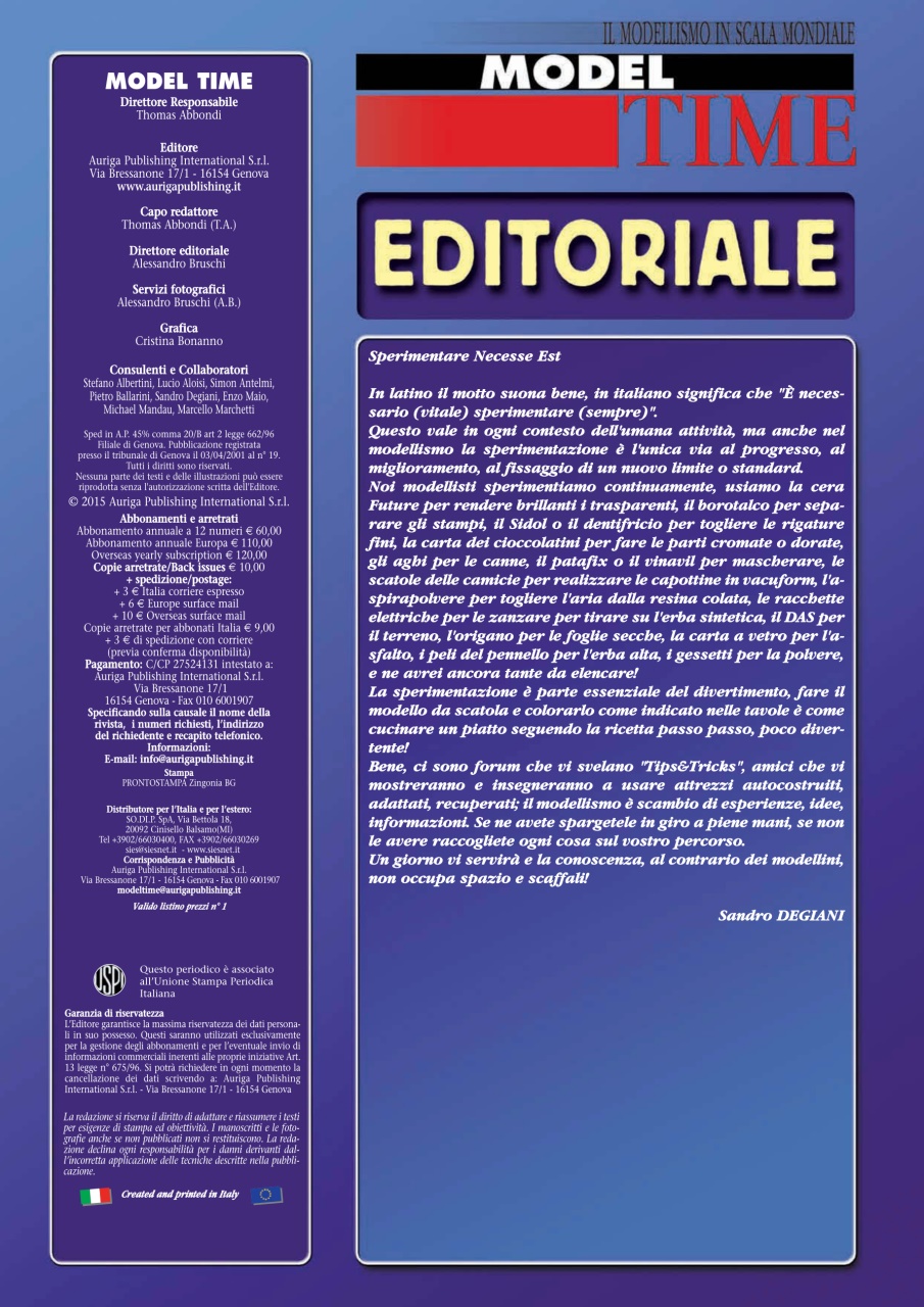 Model Time Preview Pages