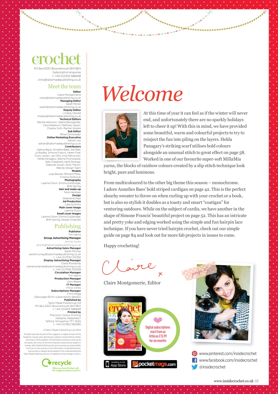 Inside Crochet Preview Pages