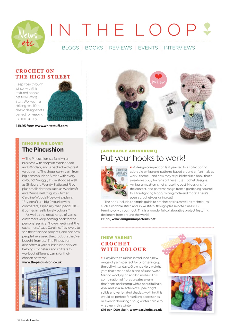 Inside Crochet Preview Pages