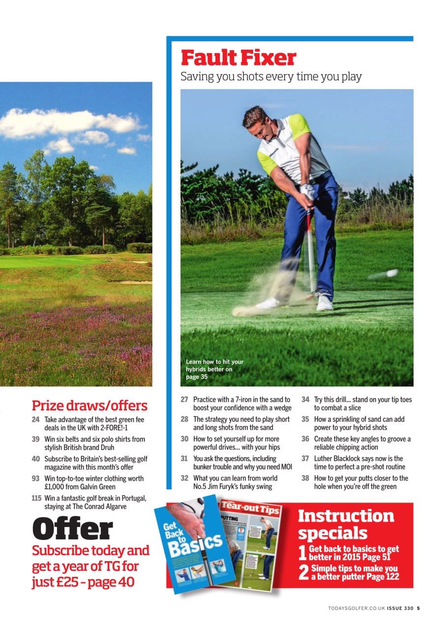 Today's Golfer Preview Pages