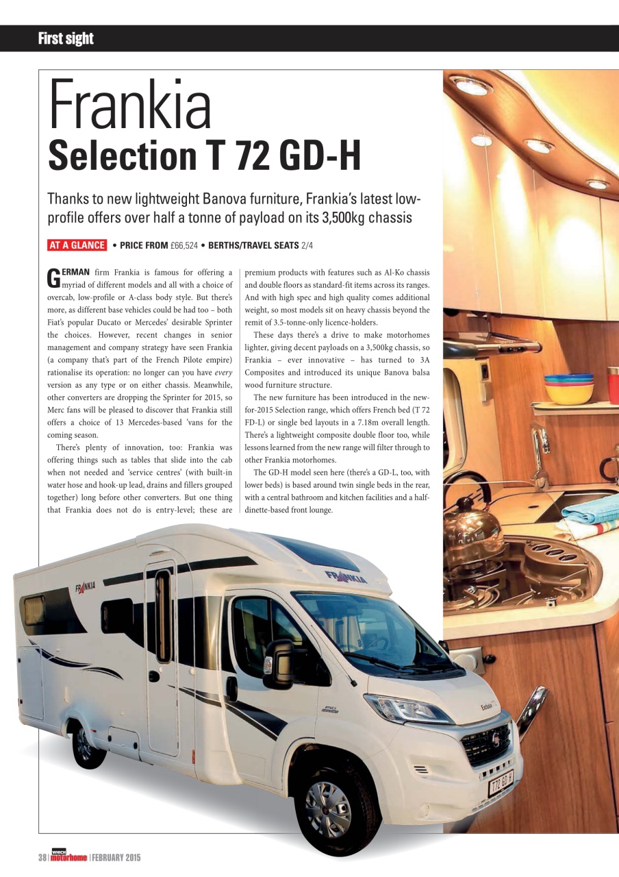 What Motorhome magazine Preview Pages