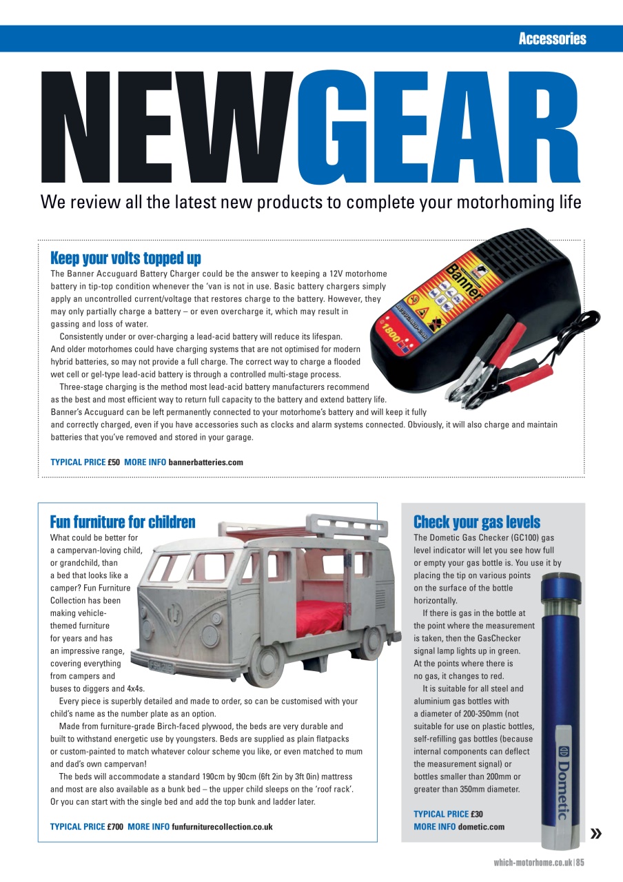 What Motorhome magazine Preview Pages