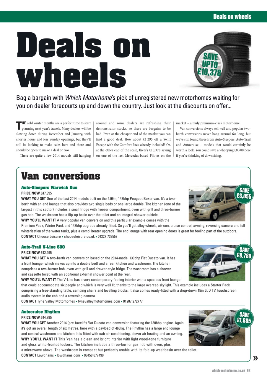 What Motorhome magazine Preview Pages