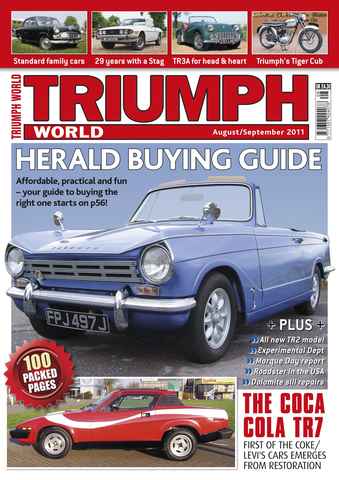 Triumph World issue Aug-Sept 2011