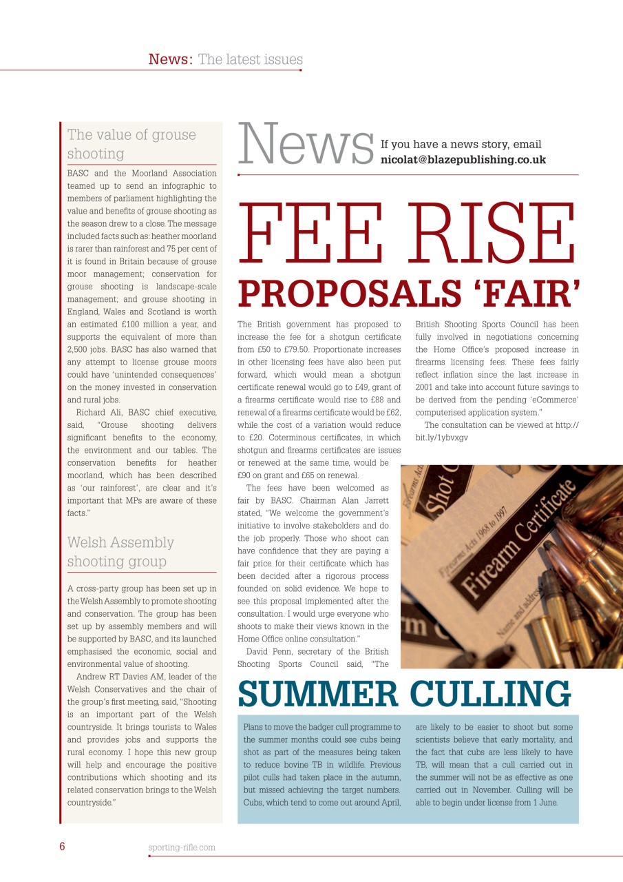 Sporting Rifle Preview Pages