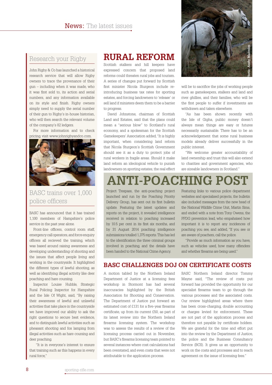 Sporting Rifle Preview Pages