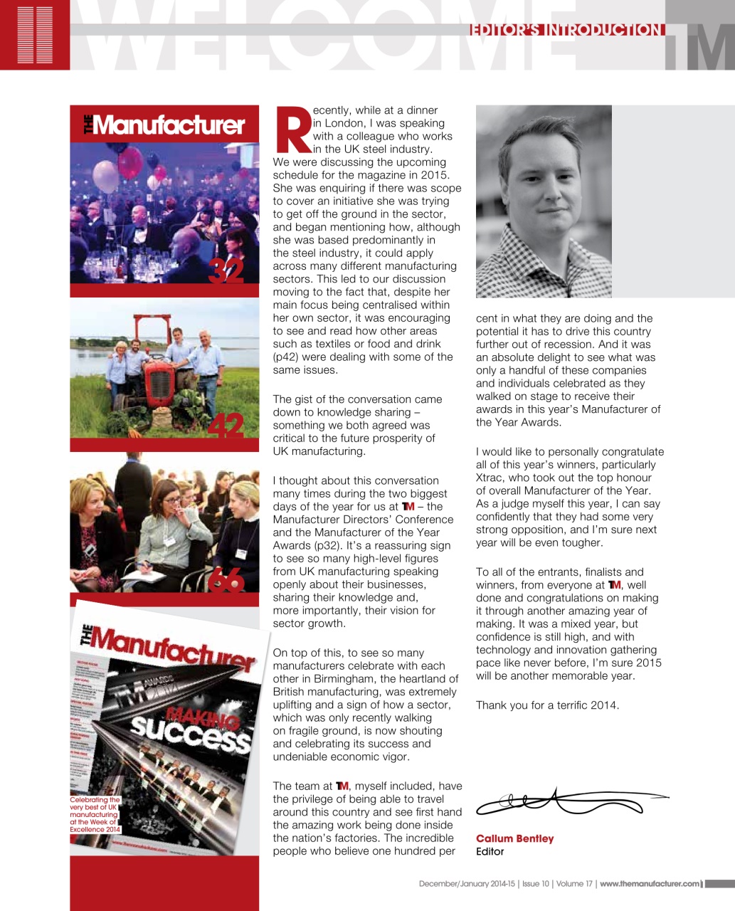The Manufacturer Preview Pages
