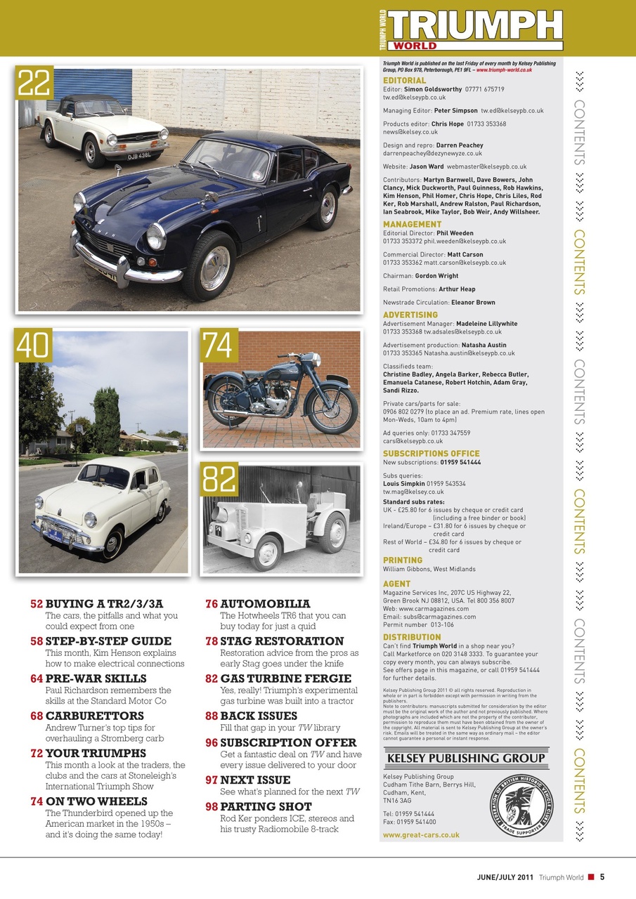 Triumph World Preview Pages