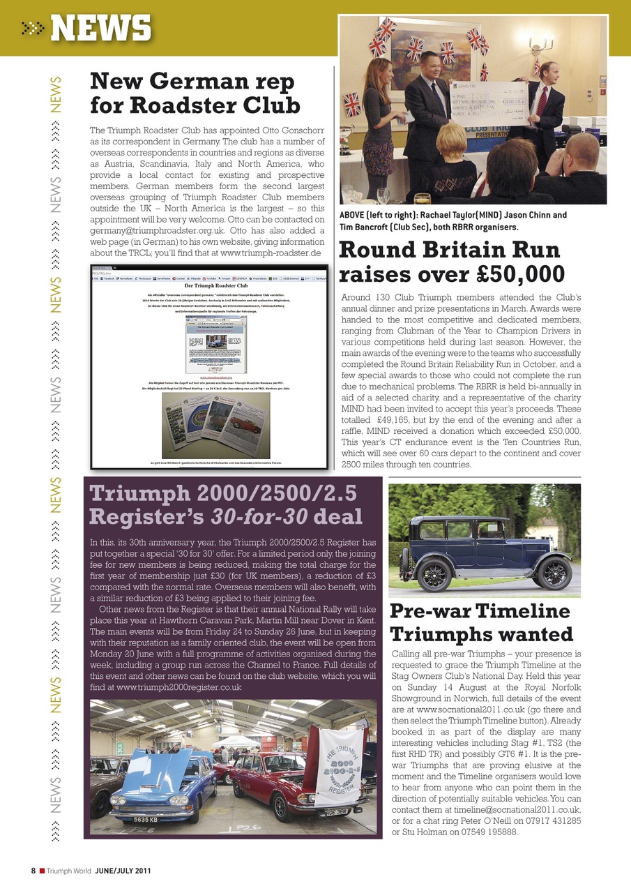 Triumph World Preview Pages