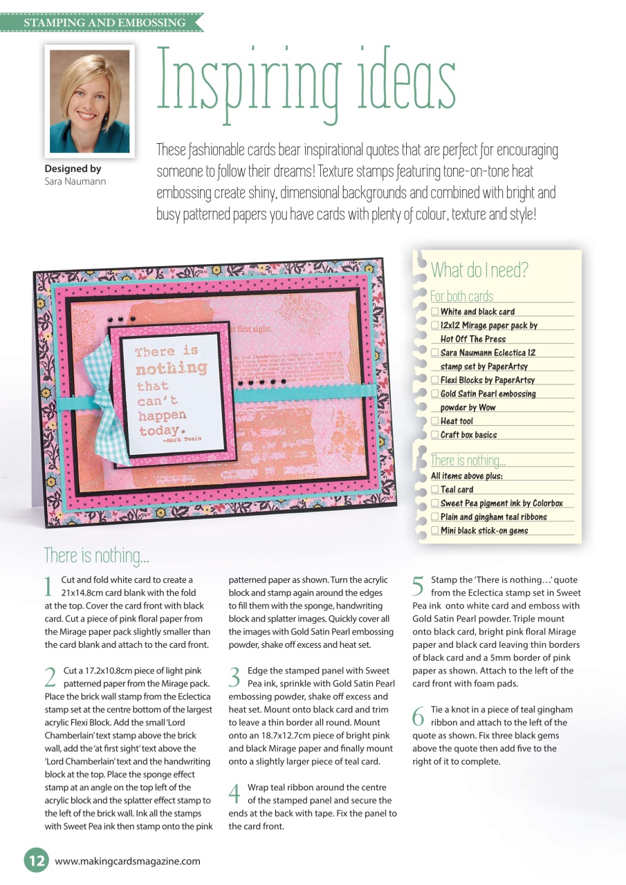 Making Cards & Papercraft Preview Pages