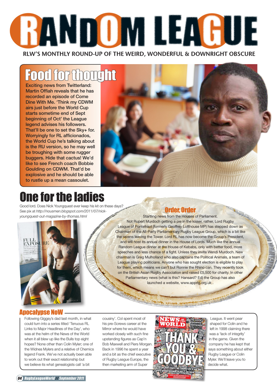 Rugby League World Preview Pages