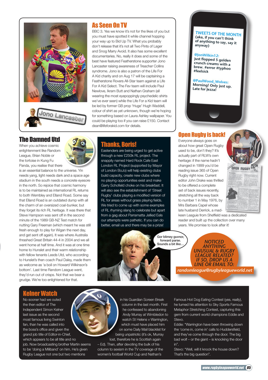 Rugby League World Preview Pages