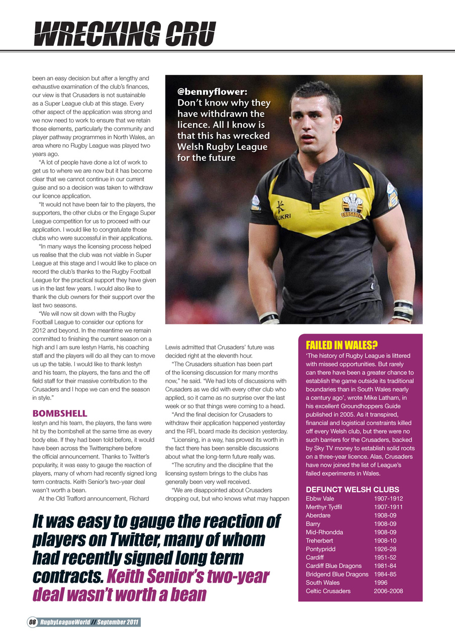 Rugby League World Preview Pages