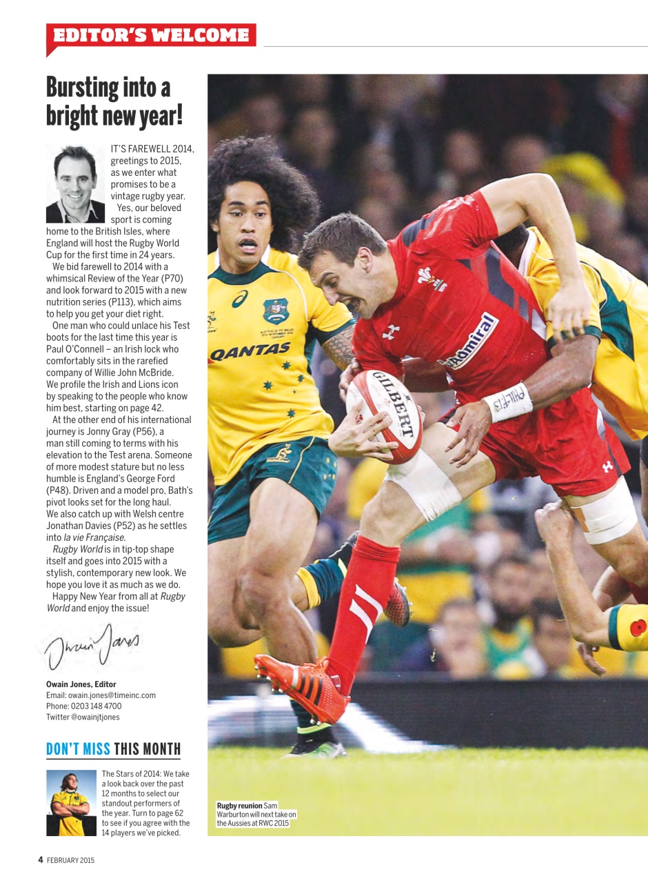 Rugby World Preview Pages