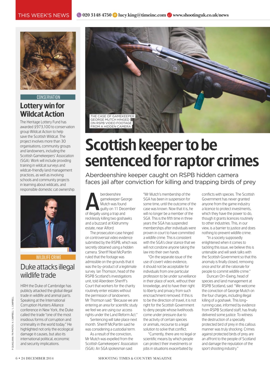 Shooting Times & Country Preview Pages