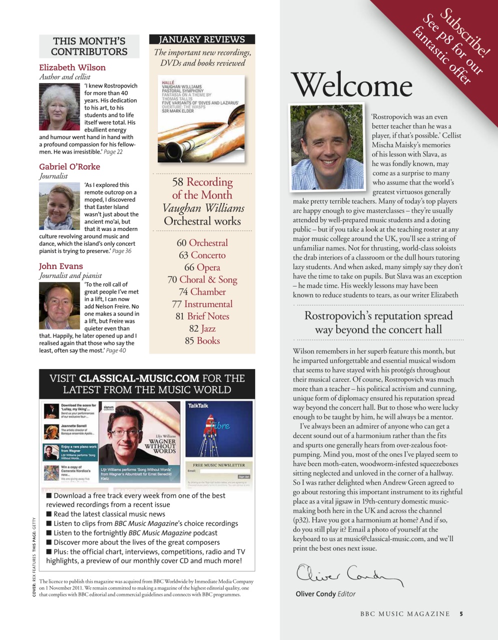 BBC Music Magazine Preview Pages