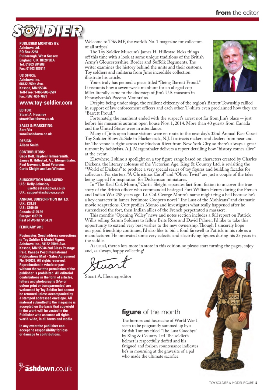 Toy Soldier & Model Figure Preview Pages