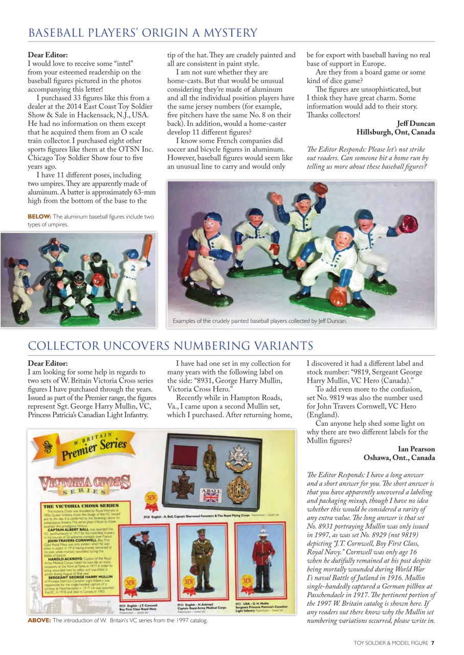 Toy Soldier & Model Figure Preview Pages