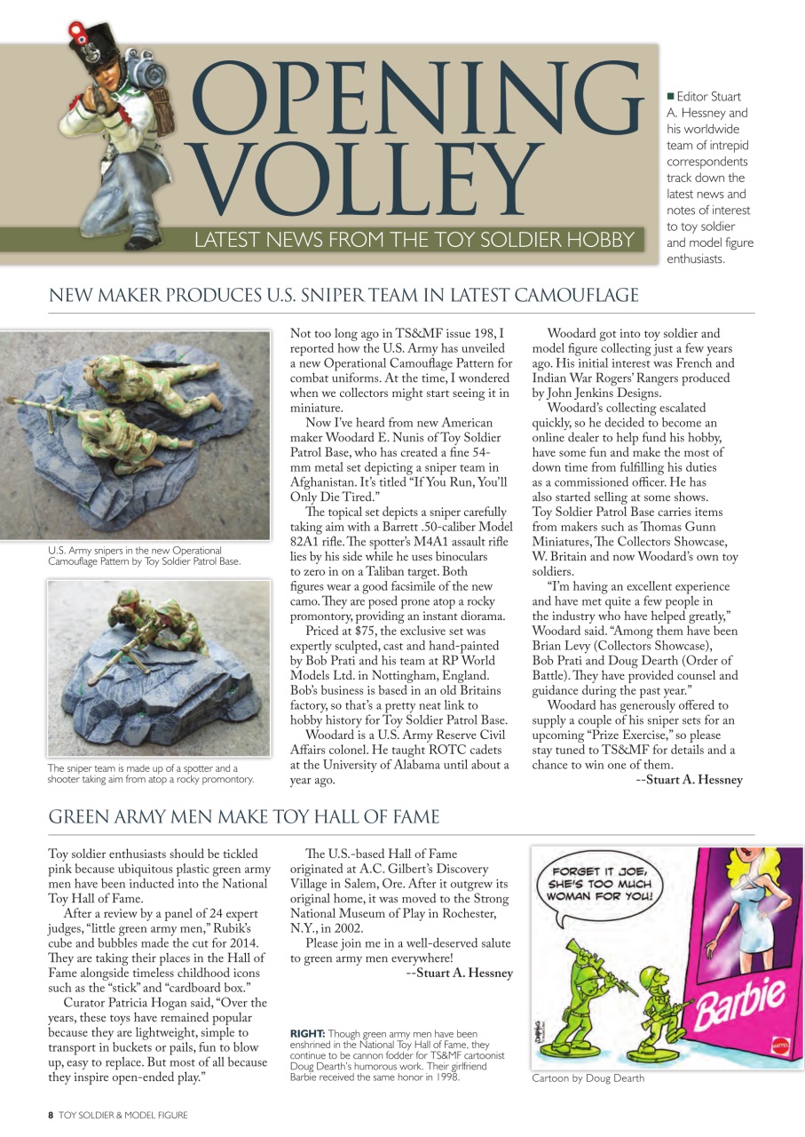 Toy Soldier & Model Figure Preview Pages