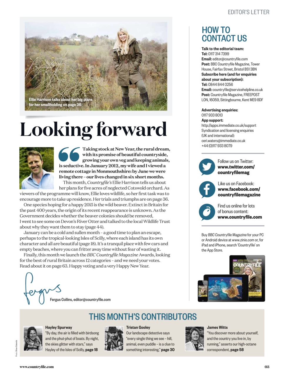 BBC Countryfile Magazine Preview Pages