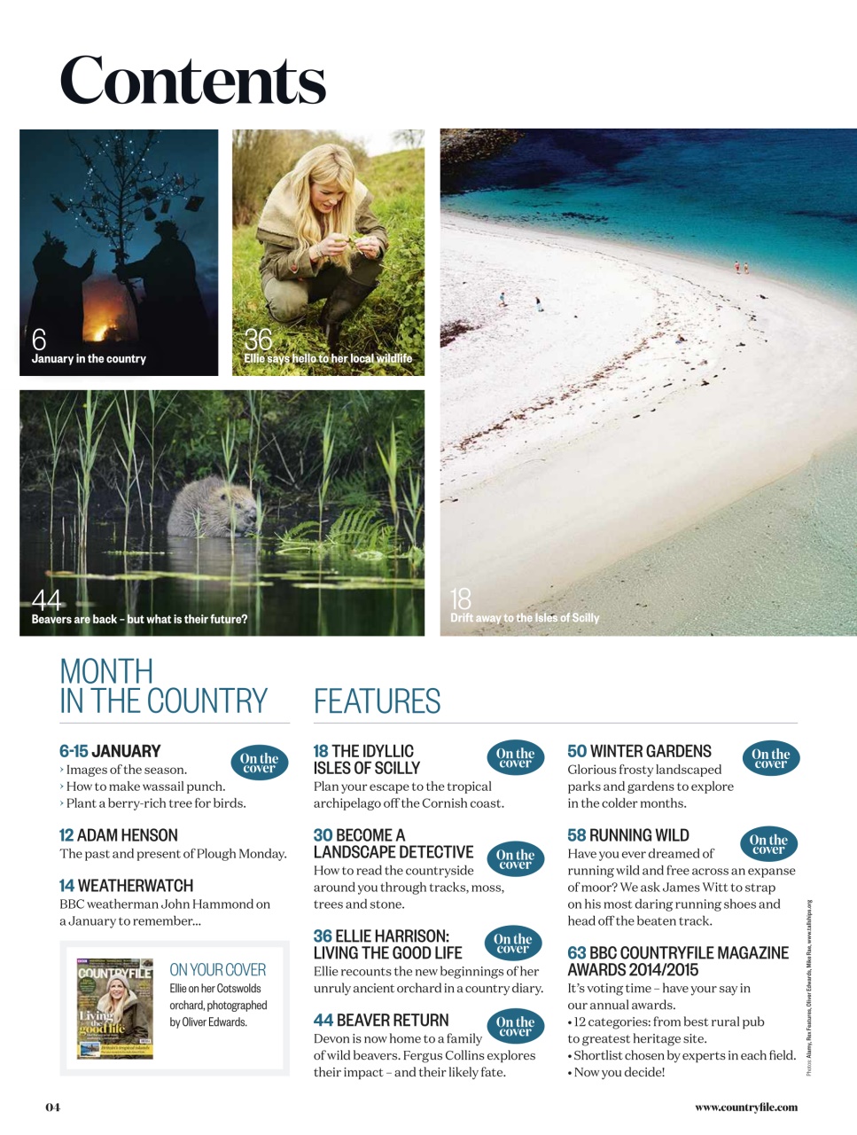 BBC Countryfile Magazine Preview Pages